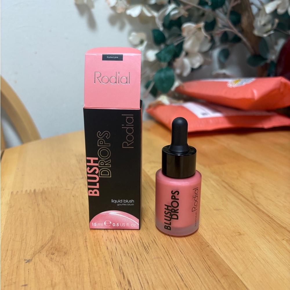 Rodial~BLUSH DROPS~Liquid Blush in Frosted Pink~15ml / 0.5 fl oz~Full Size ~BNIB